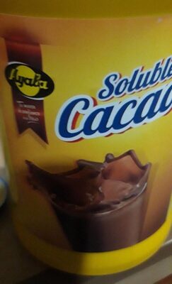 Cacao soluble front packaging