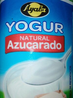 Yogur natural azucarado