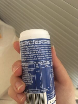 Edulcorante front packaging