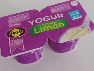 Yogur sabor limón