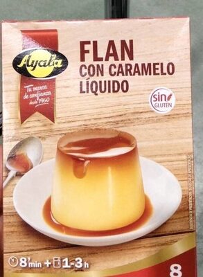 Flan con caramelo