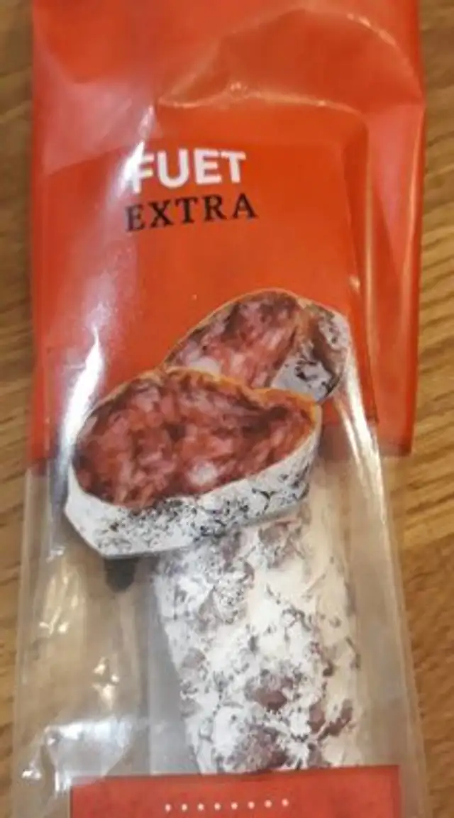 Fuet extra front packaging