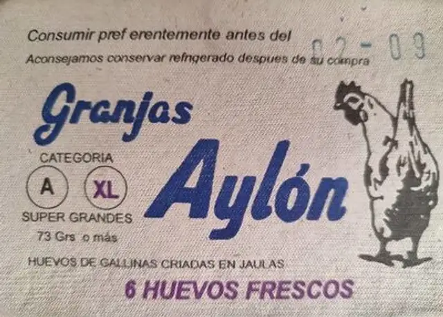 Granjas Aylón 6 huevos frescos XL