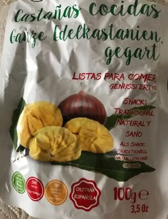 Castañas cocidas
