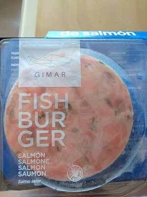 Fish burger salmón front packaging