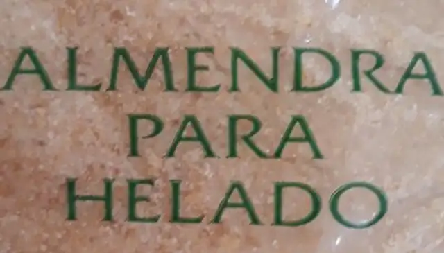 Almendra para helado