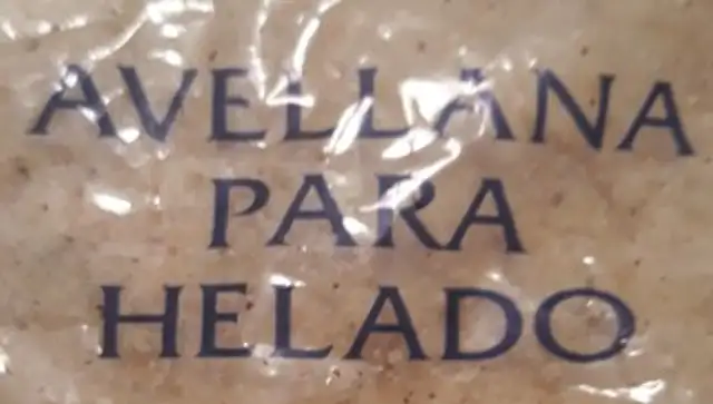 Avellana para Helado