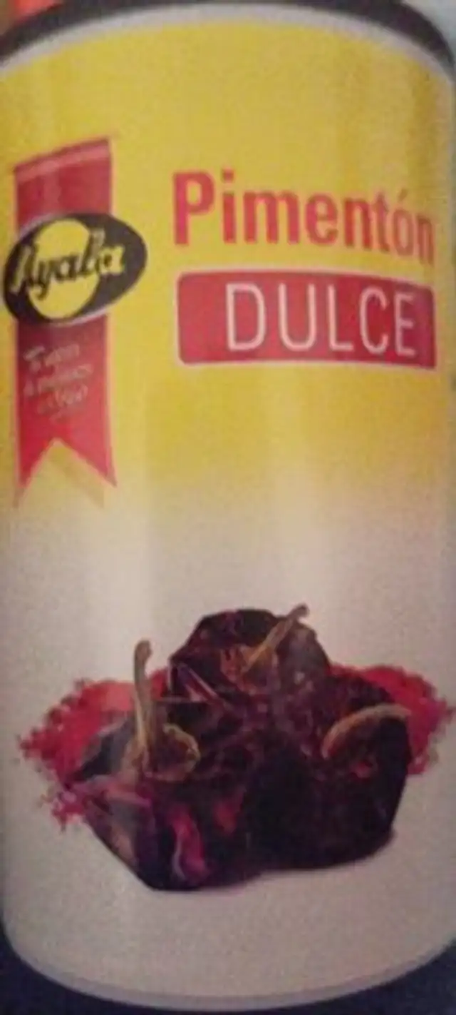 Pimentón dulce