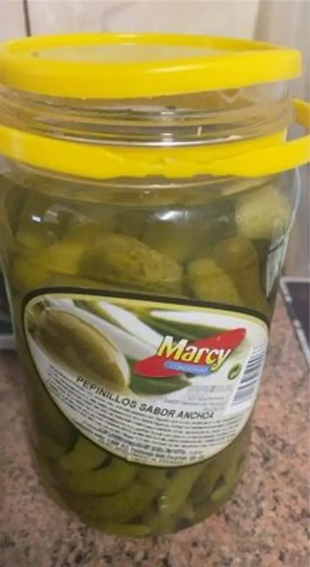 Pepinillos sabor anchoa