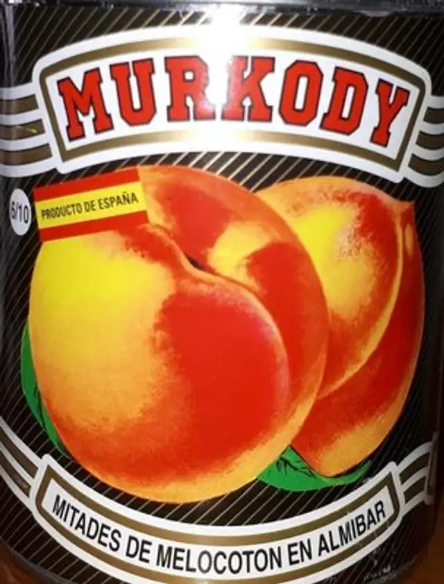 Murkody mitades de melocoton en almibar
