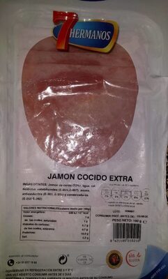 Jamón cocido extra front packaging