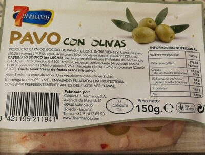Pavo con olivas