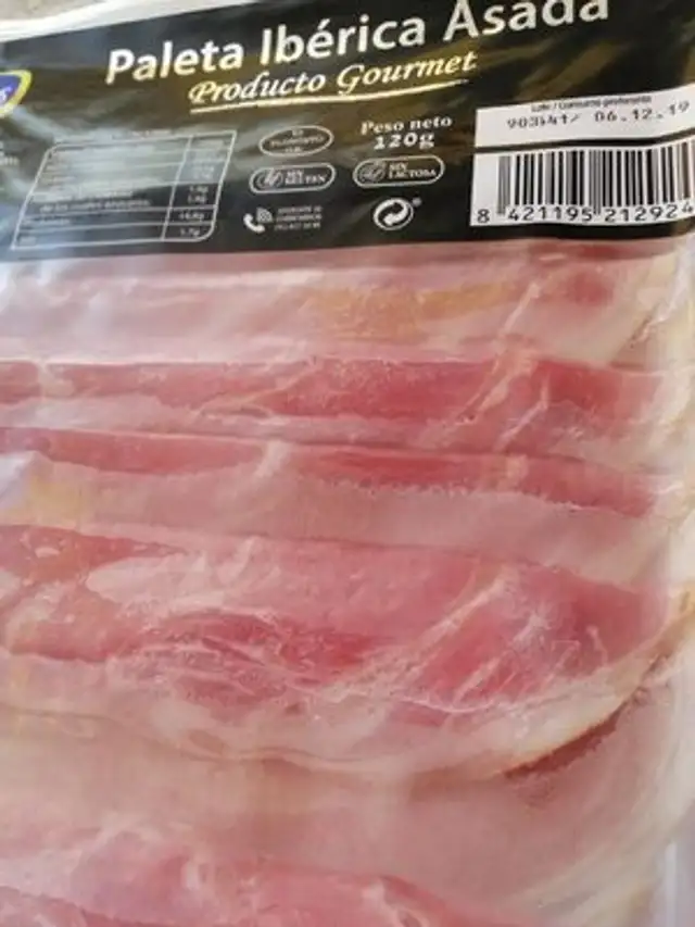 Paleta ibérica asada