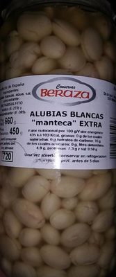 Alubias blancas manteca extra