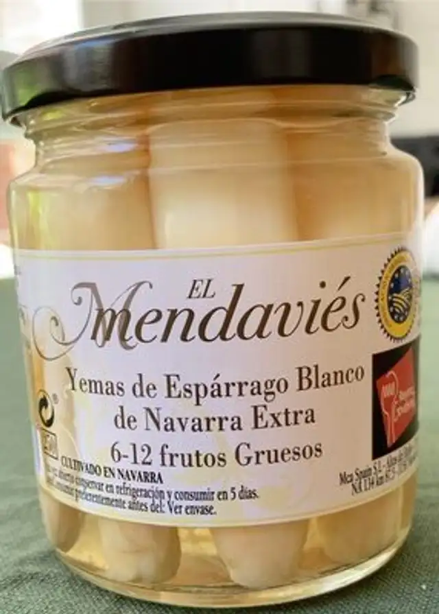 Llemas de espárrago blanco de Navarra Extra