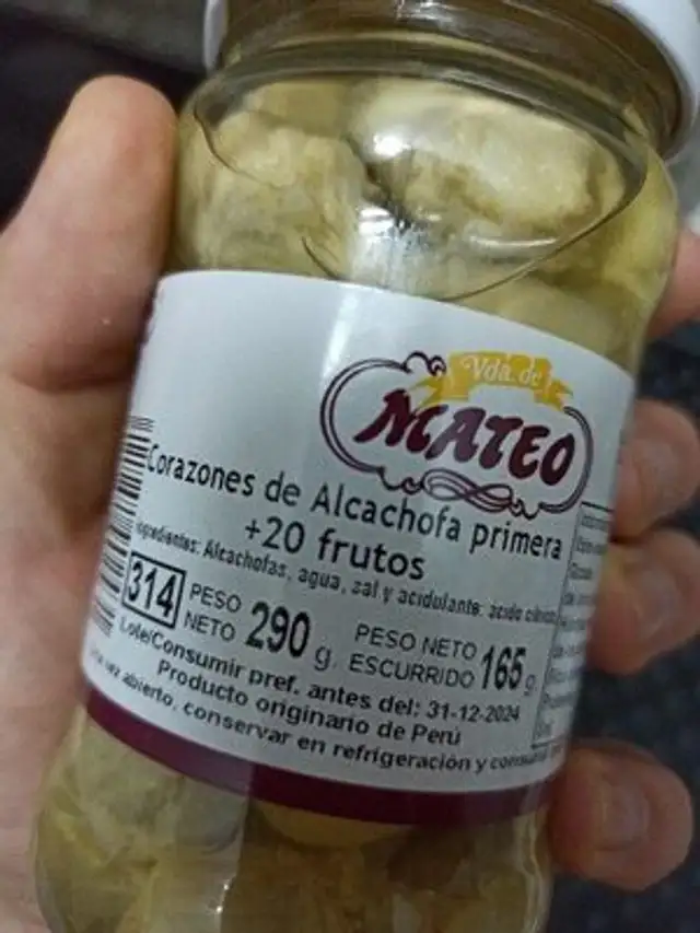 Unknown ingredients label