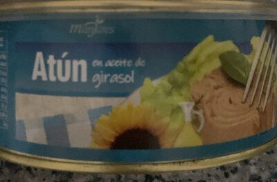Atún en aceite de girasol front packaging