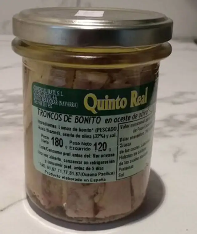 Troncos de bonito en aceite de oliva