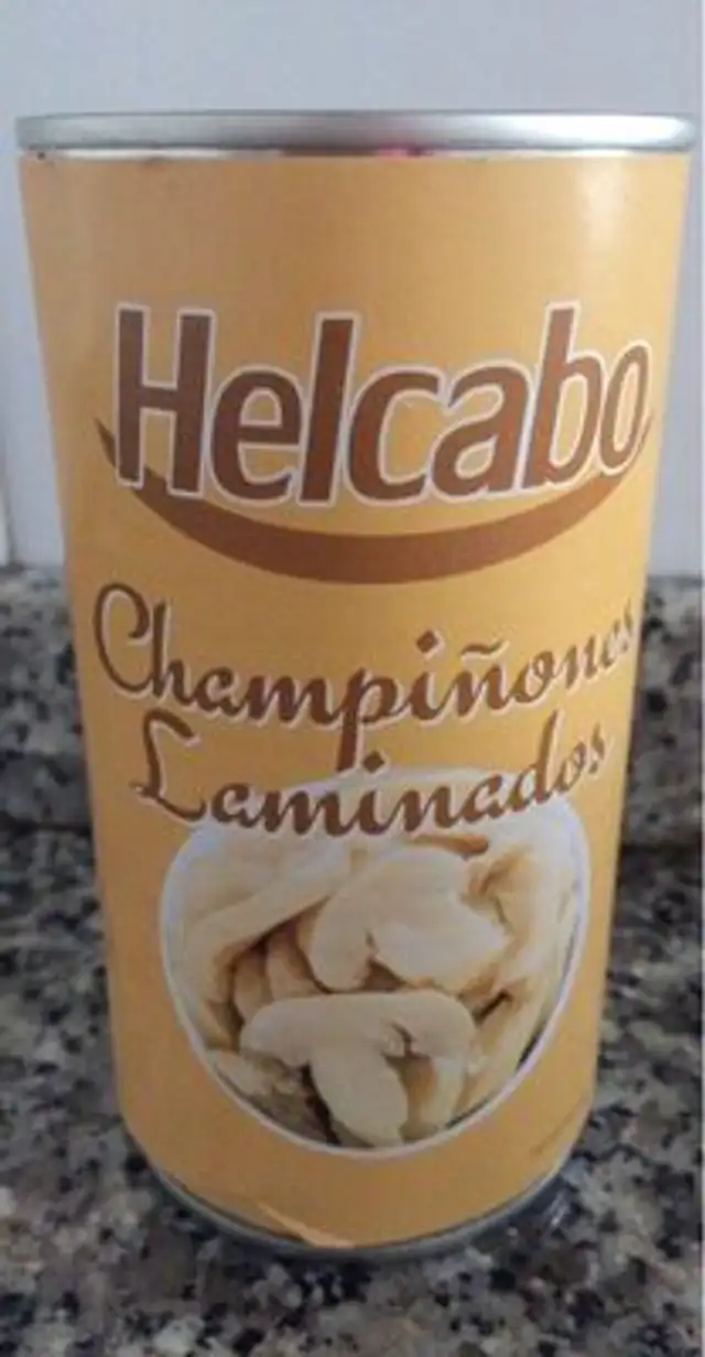 Champiñones laminados