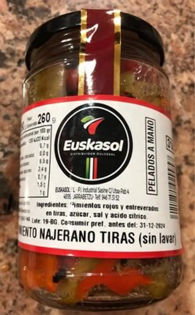 Pimiento Najerano Tiras