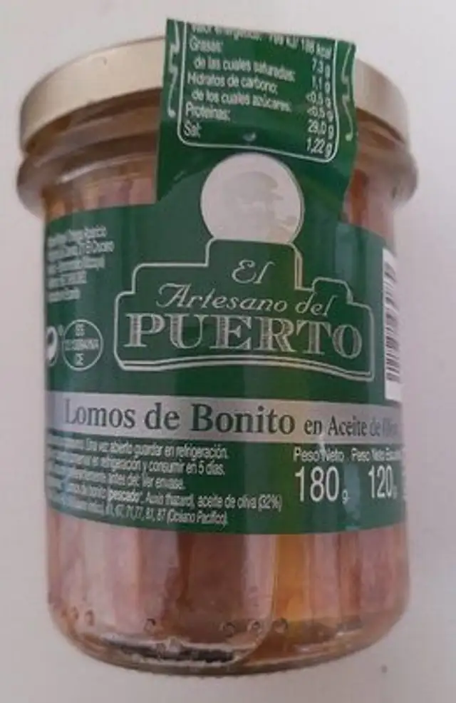Lomos de bonito en aceite de oliva