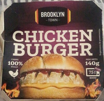 Chicken Burger front packaging