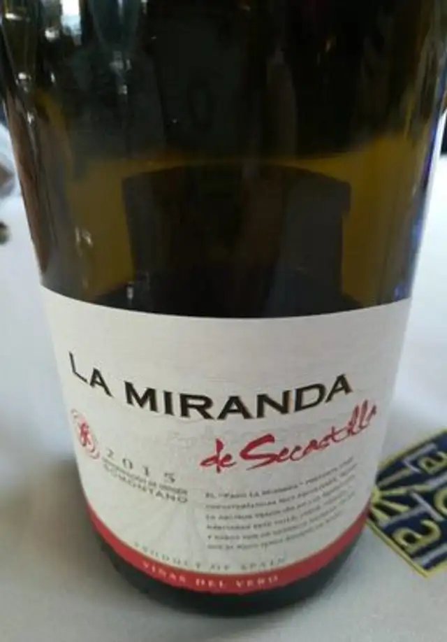 Vino la miranda de Secastilla