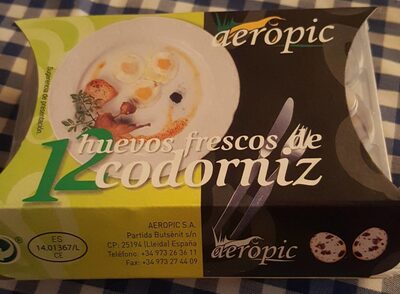 Huevos frescos de codorniz