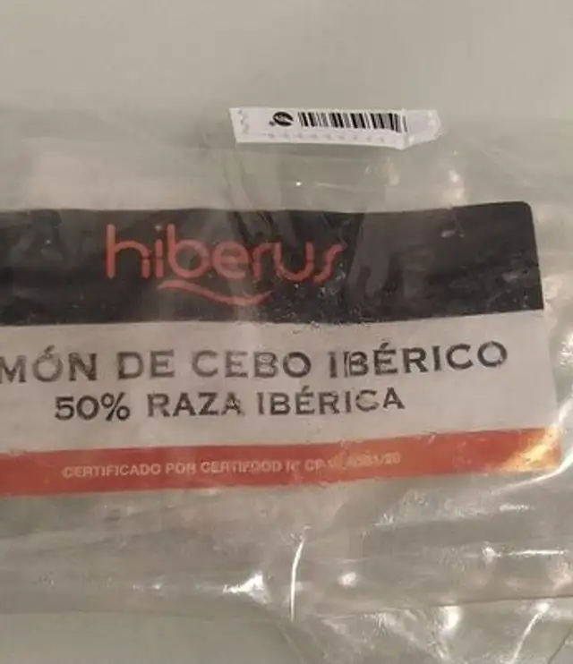 Jamón cerdo ibérico 50 raza ibérica