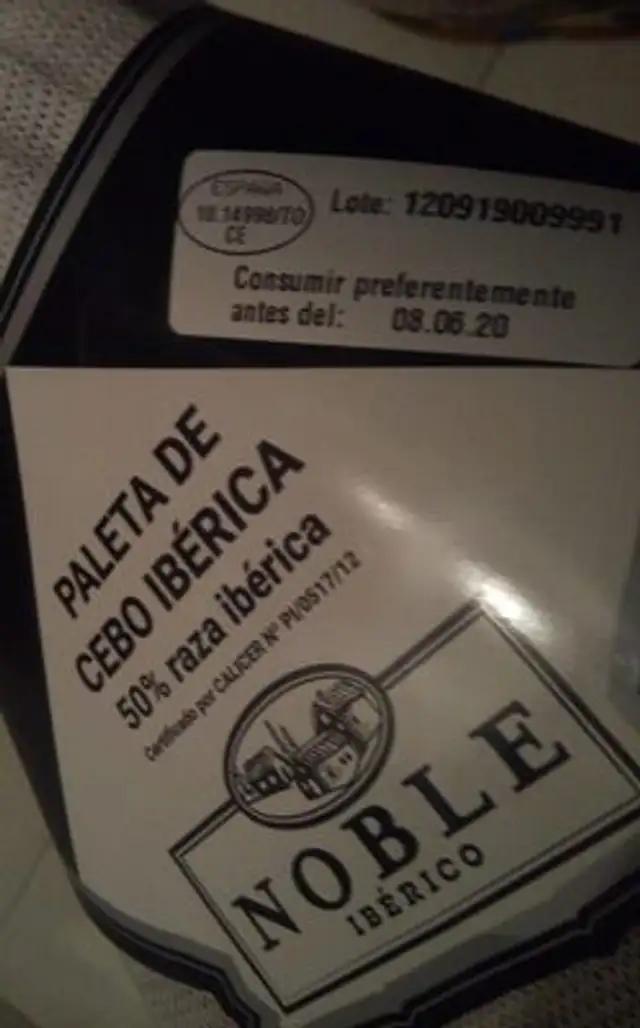 ibérico (50%) paleta jamon
