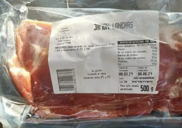 Jamón lonchas