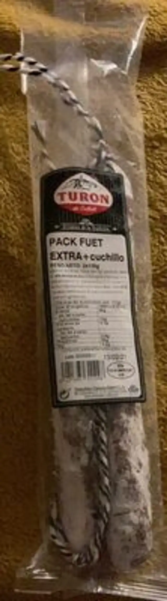 Pack fuet extra+cuchillo