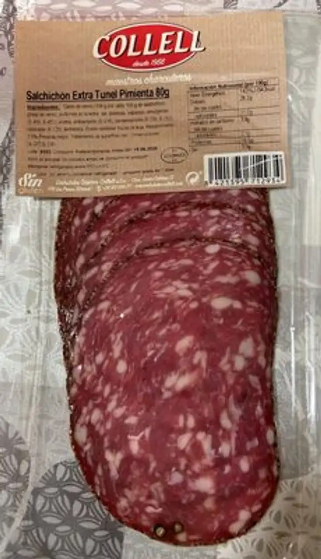 Salchichon Extra tunel pimienta 80g