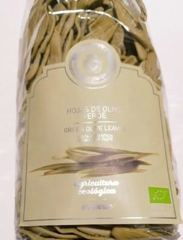 Hojas de olivo verde