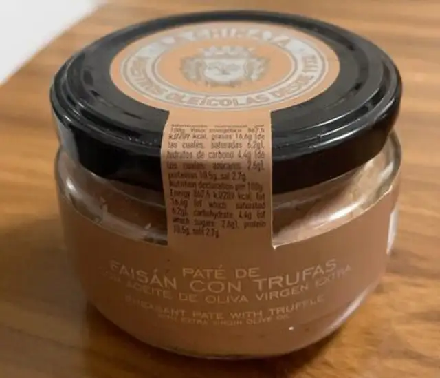 Faisán con trufas