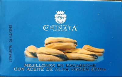 Mejillones en escabeche con aceite de oliva virgen extra