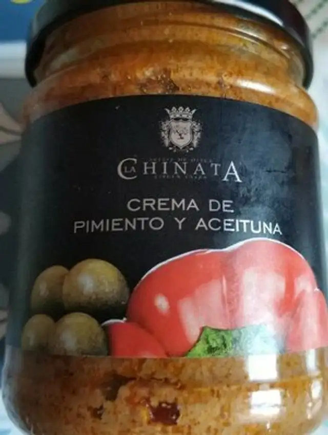 Crema de pimiento y aceituna