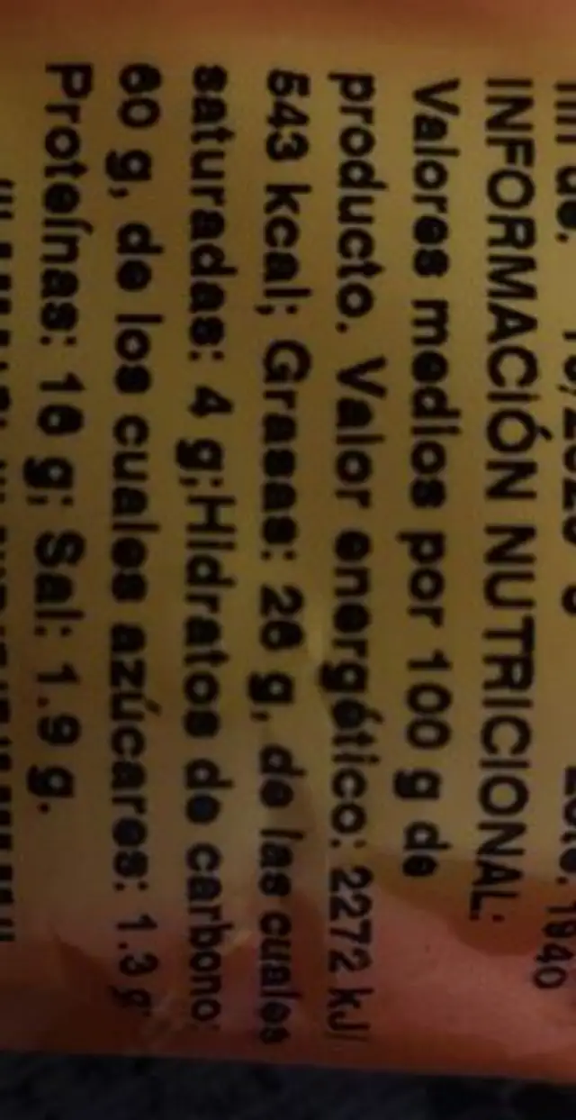 Pipas de calabaza, solnuts nutrition facts table
