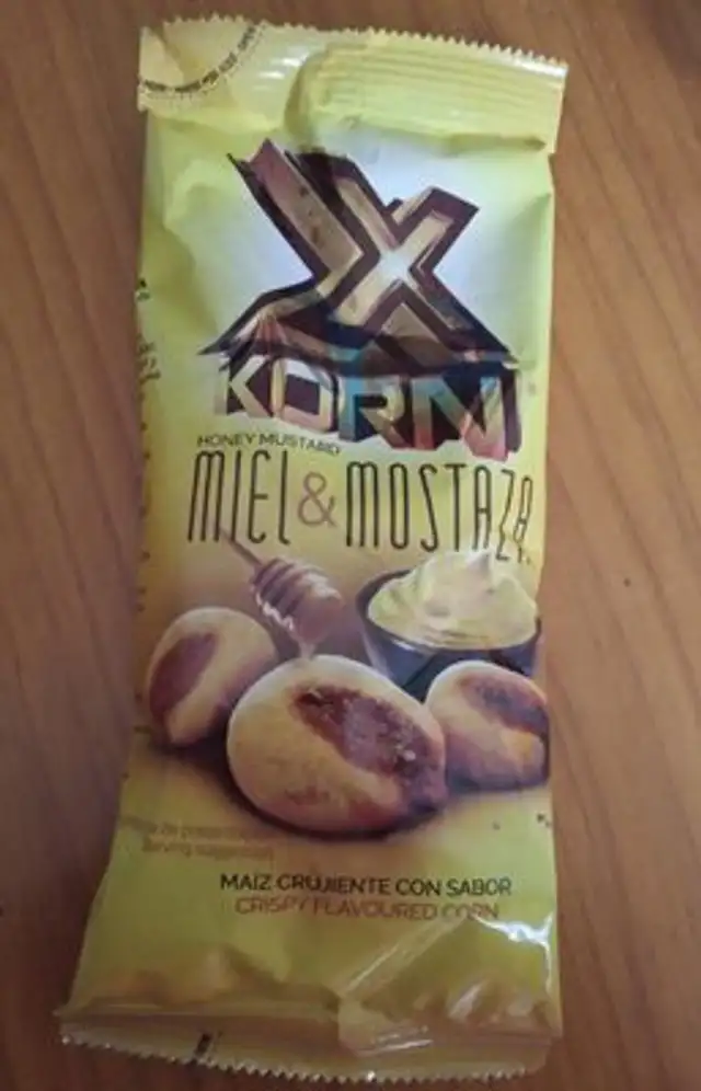 Maíz frito sabor miel mostaza