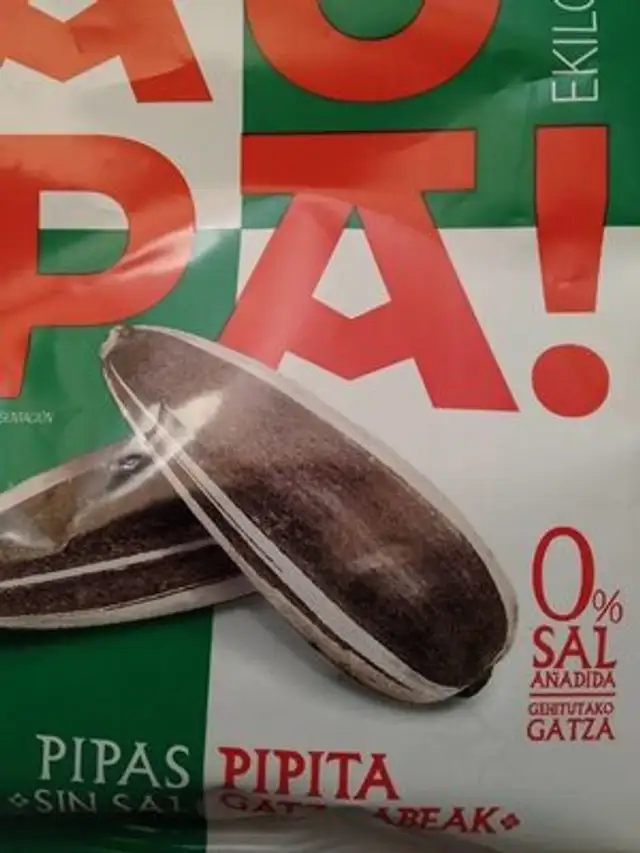 Pipas sin sal