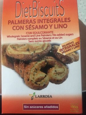 Palmeras integrales con sésamo y lino