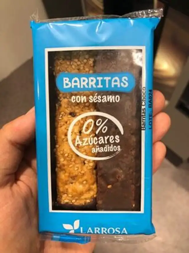 Barritas con sésamo