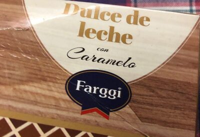 Dulce de leche con caramelo front packaging