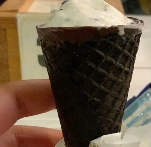 Helado nata cookies