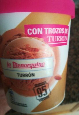 Helado turrón