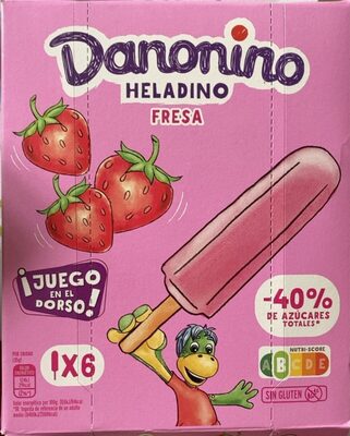 Danonino heladino fresa