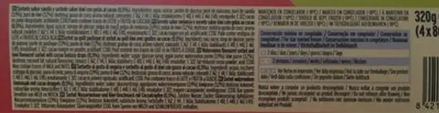Polo Sandia nutrition facts table