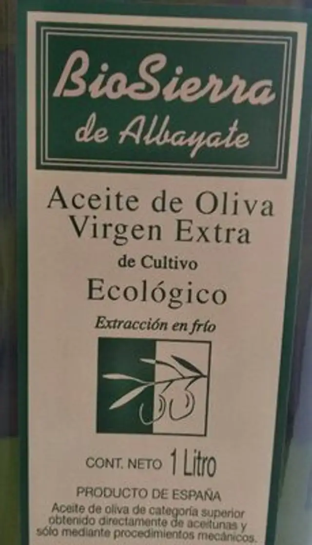 Aceite de oliva virgen extra