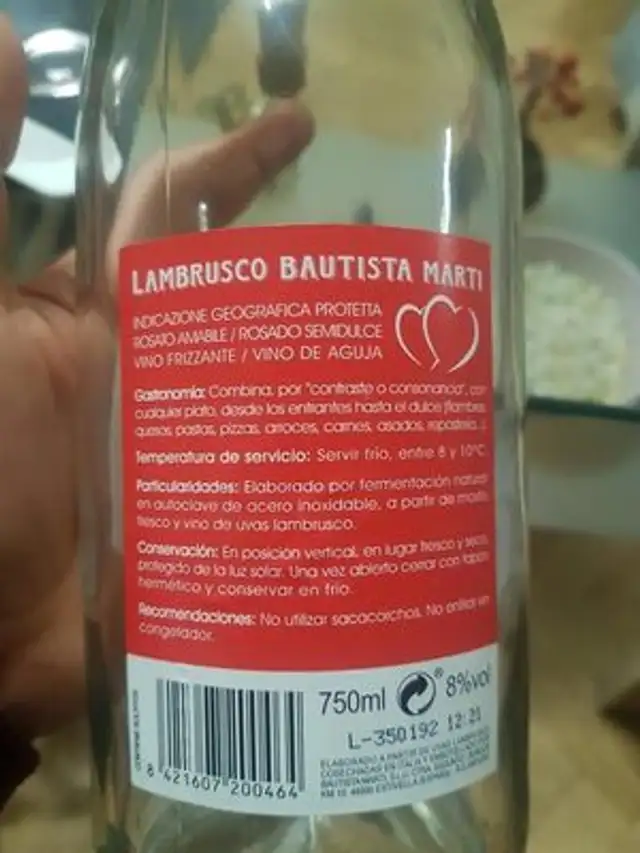 Unknown ingredients label