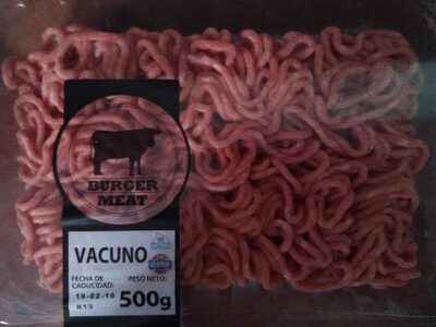 Burger meat Vacuno